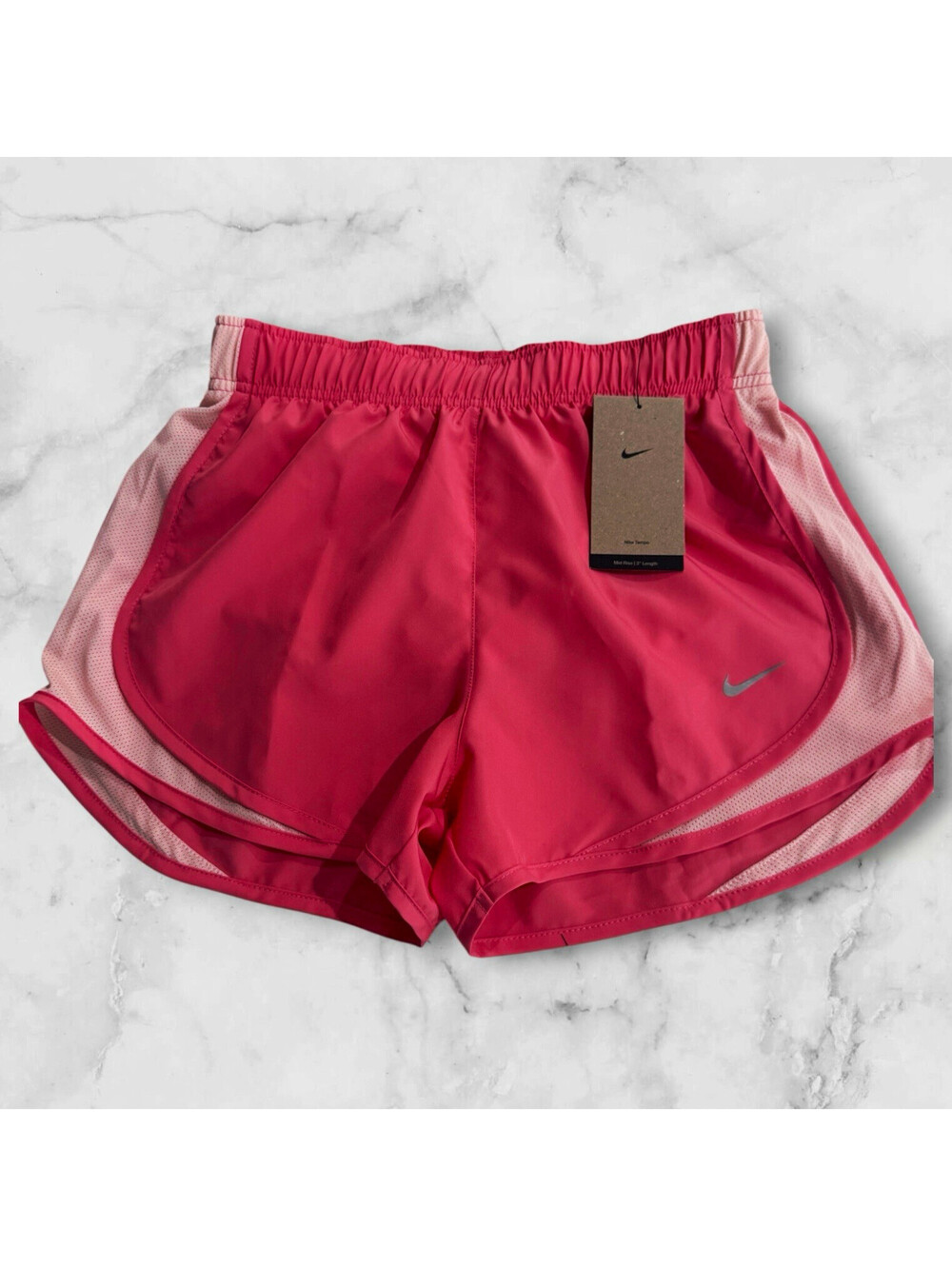 Nike Tempo Dri-FIT Coral Women's lined Drawstring Shorts 3" Inseam small
